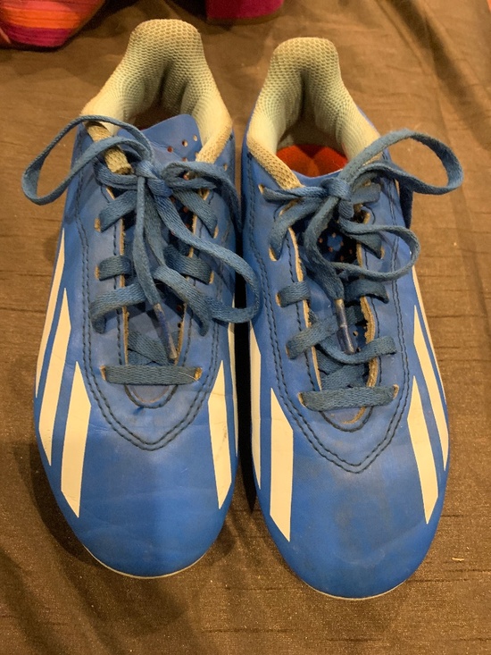Adidas X Crazyfast .4 FG Blue Soccer Cleats Youth Kids 1 - Picture 1 of 7